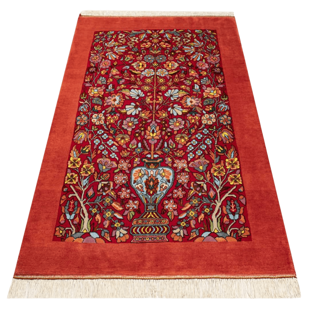 silk rug and carpet persian crafts