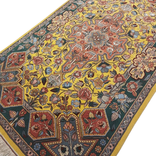 silk rug and carpet persian crafts
