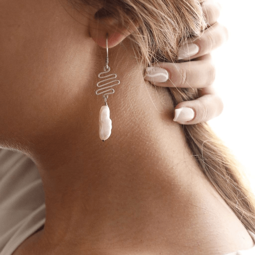 Baroque Pearl Earrings persian crafts