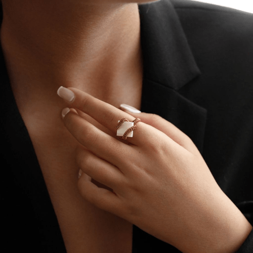 shell ring persian crafts