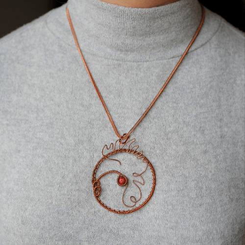 Rooster Pendant Persian crafts