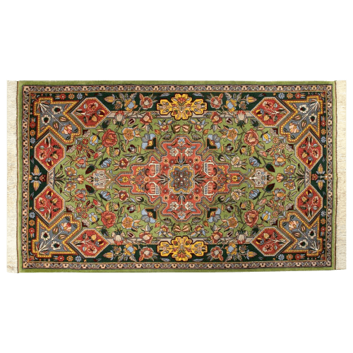 silk rug and carpet persian crafts