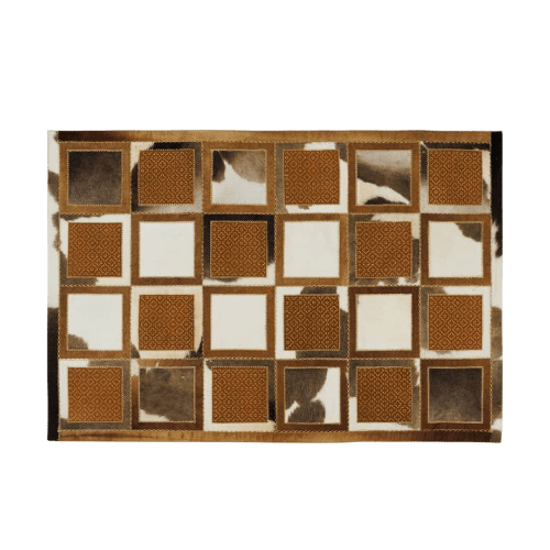 buffalo leather rug Persian crafts