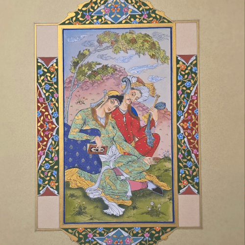 miniature painting “Yaran” persian crafts
