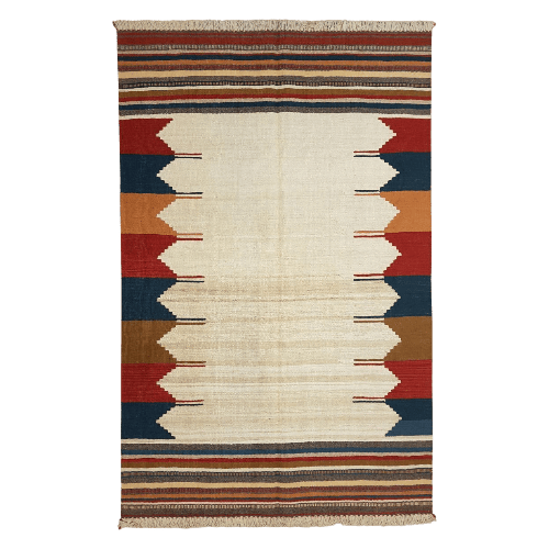 Modern Qashqai Reversible Rug persian crafts