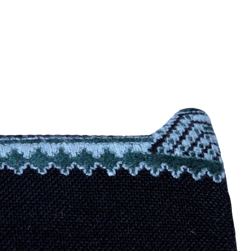 Balochi embroidered pocket square
