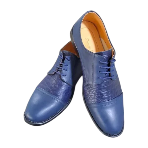 Men’s Genuine Leather Bag, Shoes & Belt Set - Image 2