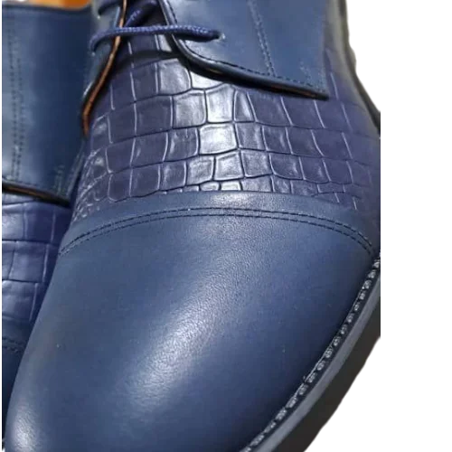 Men’s Genuine Leather Bag, Shoes & Belt Set - Image 4