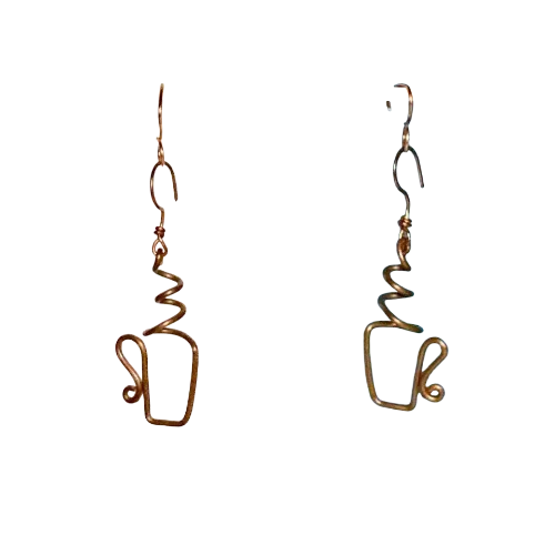 Minimal Cup Earrings persian crafts